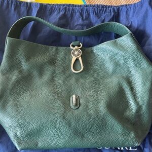 Dooney & Bourke Green Leather Hobo Bag
